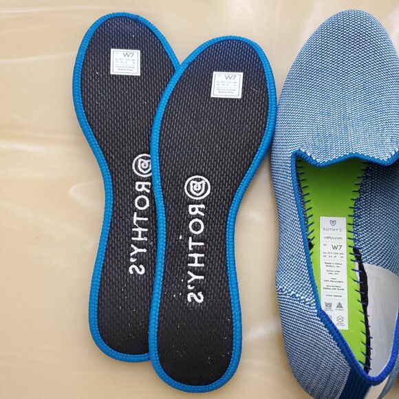 Rothy’s The Loafer Indigo Cloud Women’s Size 7 - Picture 10 of 11